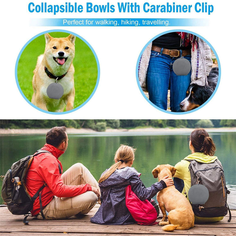 Rubber Foldable Double Bowl - Super Nice Products