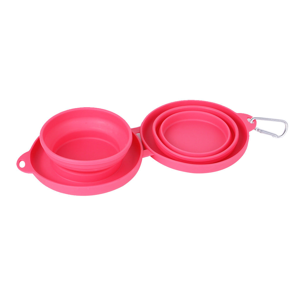 Rubber Foldable Double Bowl - Super Nice Products