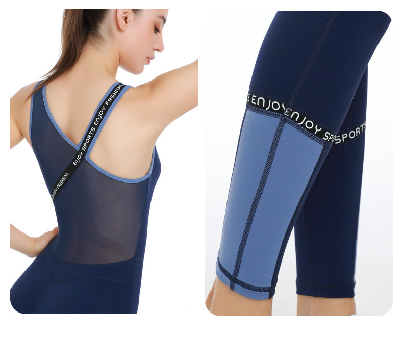 Women's Spring And Summer Yoga Clothes One Piece Fitness